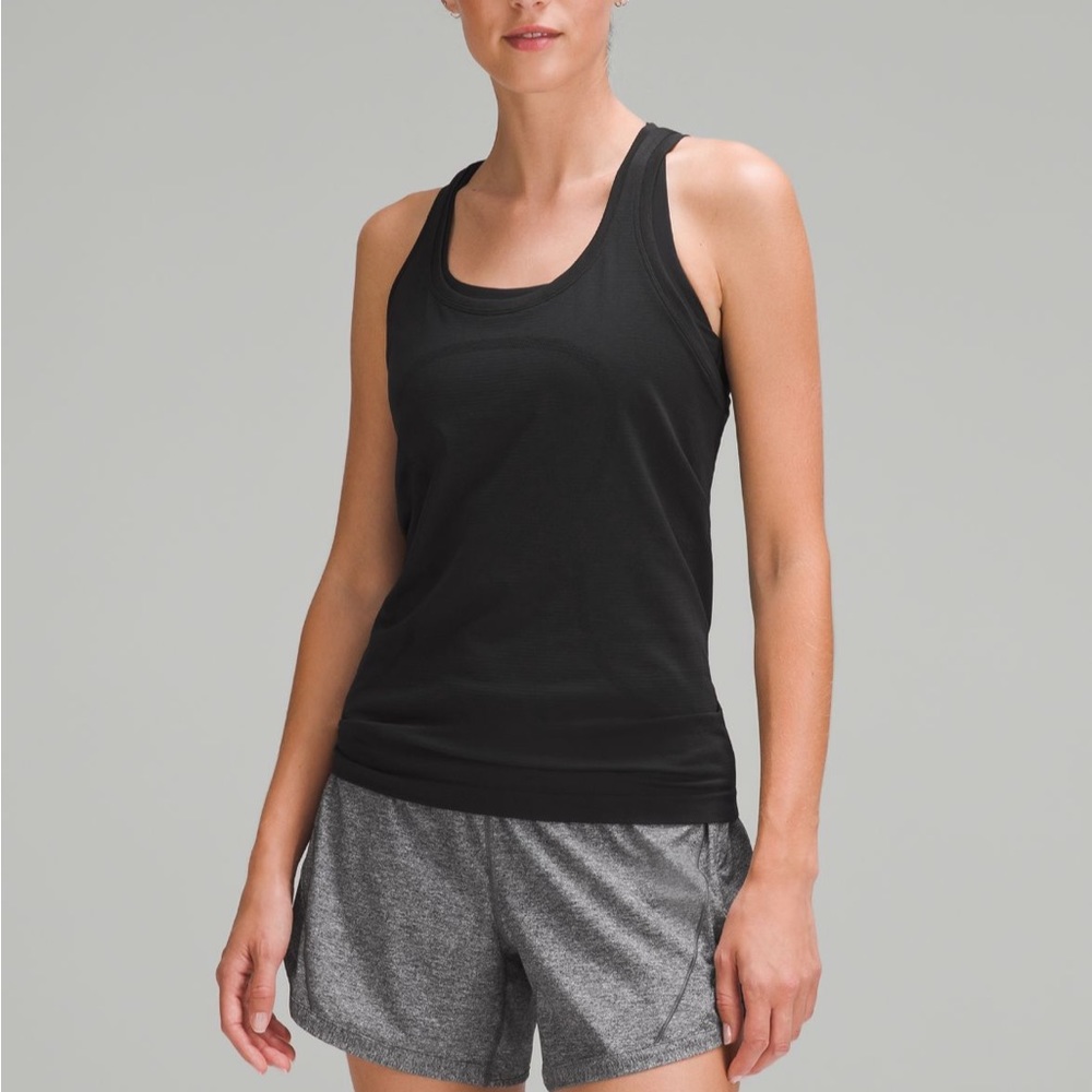 Lululemon swiftly tech 2.0 racerback tank top, size 12, black